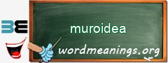 WordMeaning blackboard for muroidea